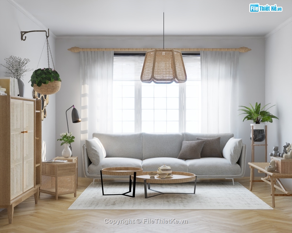 nội thất phòng khách,spk 2020 nội thất phòng khách,File sketchup nội thất phòng khách,Sketchup + Vray nội thất